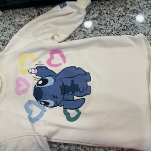 Kids Cream Disney Stitch Sweatshirt